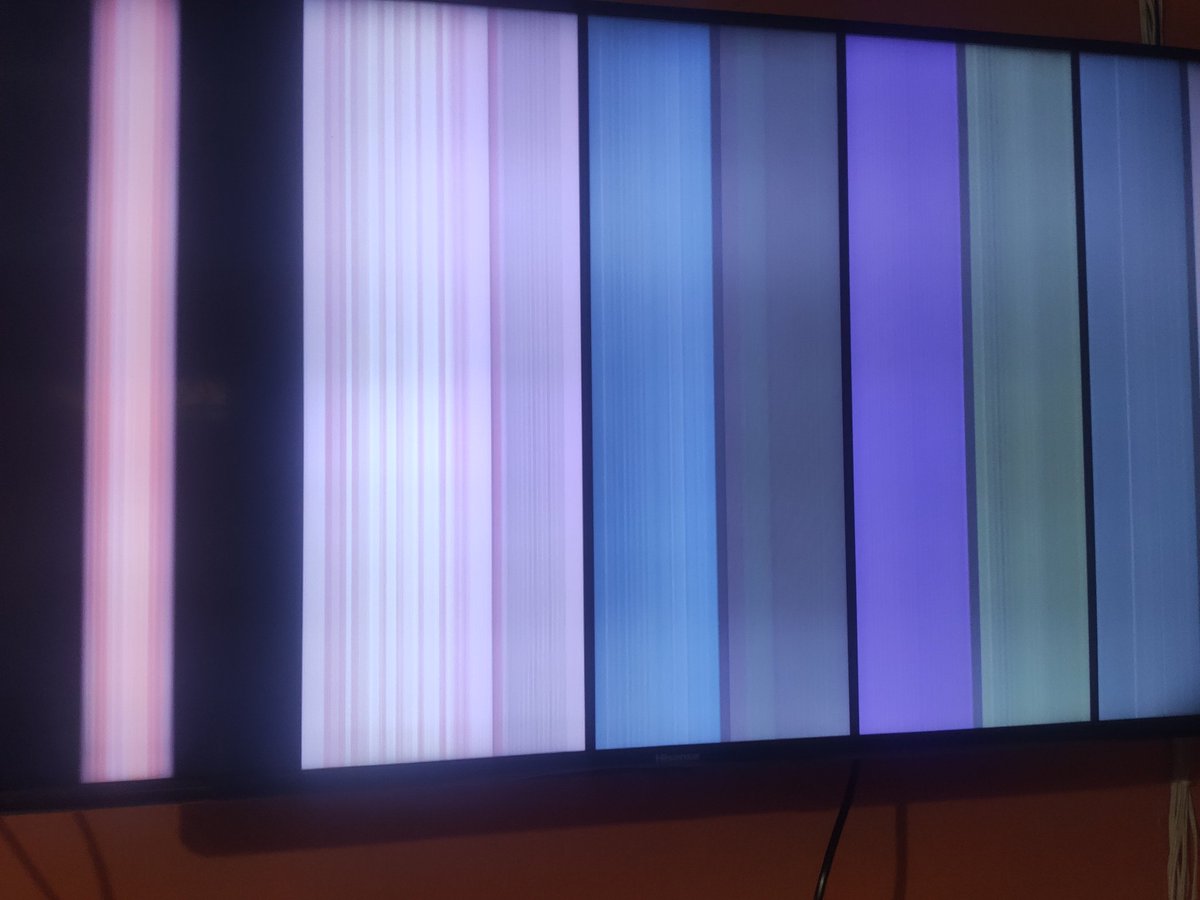 Chatrapathi6303's tweet photo. Two months ago I bought a Hissense Smart TV After a few months the TV display will not work. Lines like this will appear on the display. There is a warranty. I have a lot of respect for your company.  This incident hurts me please help me @Hisense_IND @HisenseGlobal @HisenseIntl https://t.co/q4OmqmOzWZ