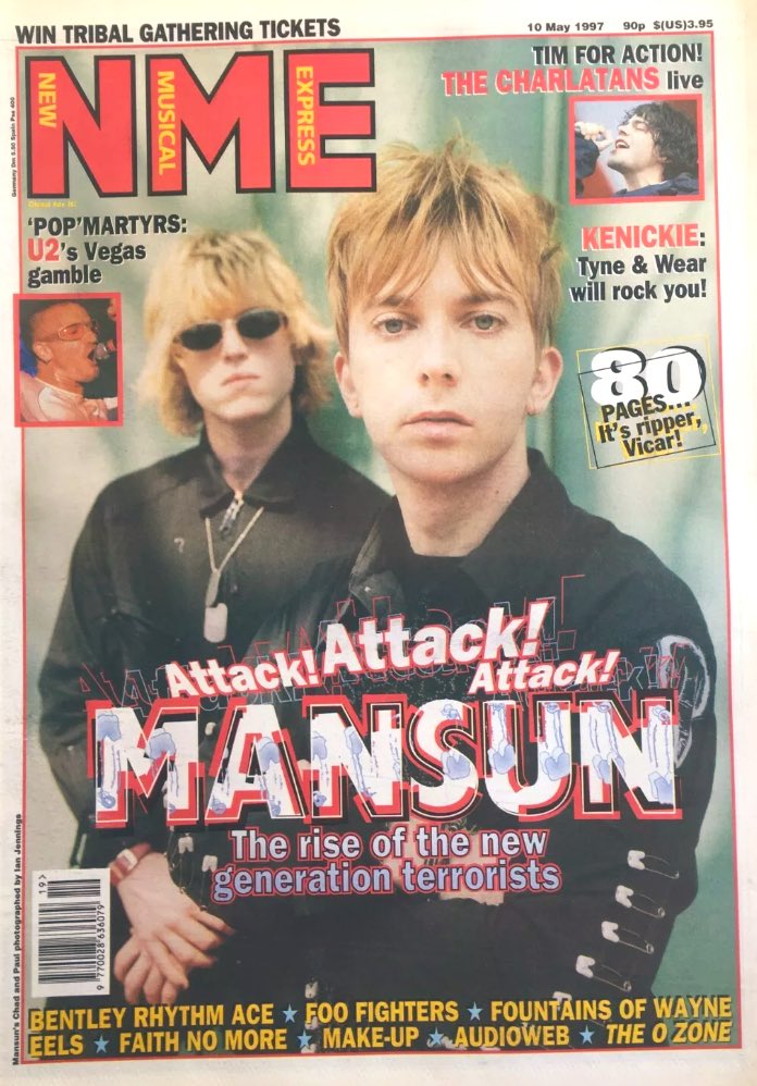 Britpopmemories's tweet photo. I forgot to do last week’s 25 year old newspaper choice…whoops.

Anyway, it’s back. So this week 25 years ago which of these would you choose if you could only buy one?

Chester takes on Cardiff with Mansun and SFA as the cover stars.

I think the Welsh vote will be for the MM! https://t.co/w0lD9RyK90