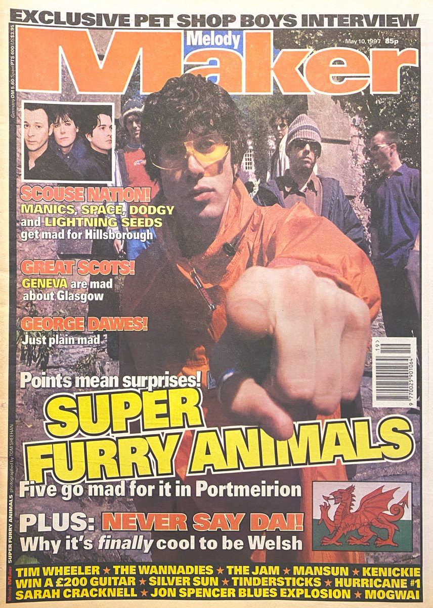 Britpopmemories's tweet photo. I forgot to do last week’s 25 year old newspaper choice…whoops.

Anyway, it’s back. So this week 25 years ago which of these would you choose if you could only buy one?

Chester takes on Cardiff with Mansun and SFA as the cover stars.

I think the Welsh vote will be for the MM! https://t.co/w0lD9RyK90