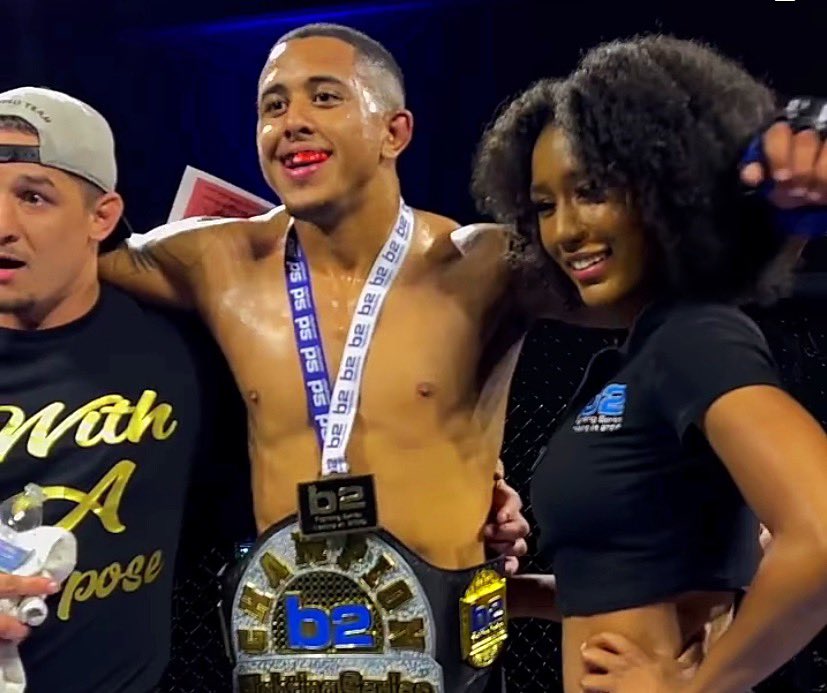 b2digitalotc's tweet image. B2 Digital &amp;amp; the B2 Fighting Series congratulates the new B2 South Welterweight Champion CJ Brant: Def Quadarrius McGinnis via unanimous decision!! Great job! More #MMA highlights on the way from the explosive 🧨 #B2FS 160 in Duluth, GA!