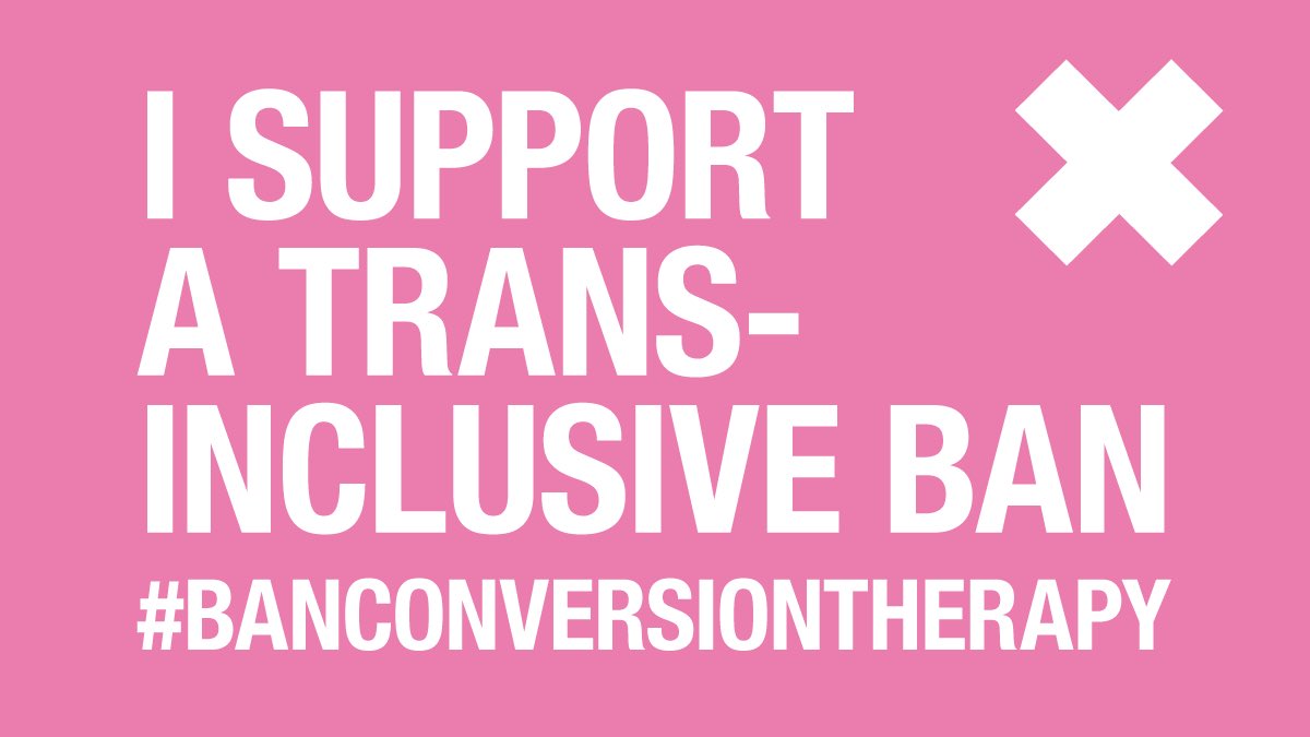 We urge the UK Government to not play politics with LGBTQ+ lives and listen to the experts – including NHS England and the British Psychological Society – and introduce a ban that protects ALL LGBTQ+ people.

Tell us why YOU’RE supporting an inclusive ban by sharing this graphic!