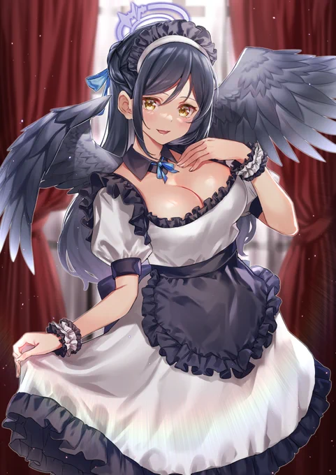 天使メイドちゃんと堕天使メイドちゃん
#メイドの日 