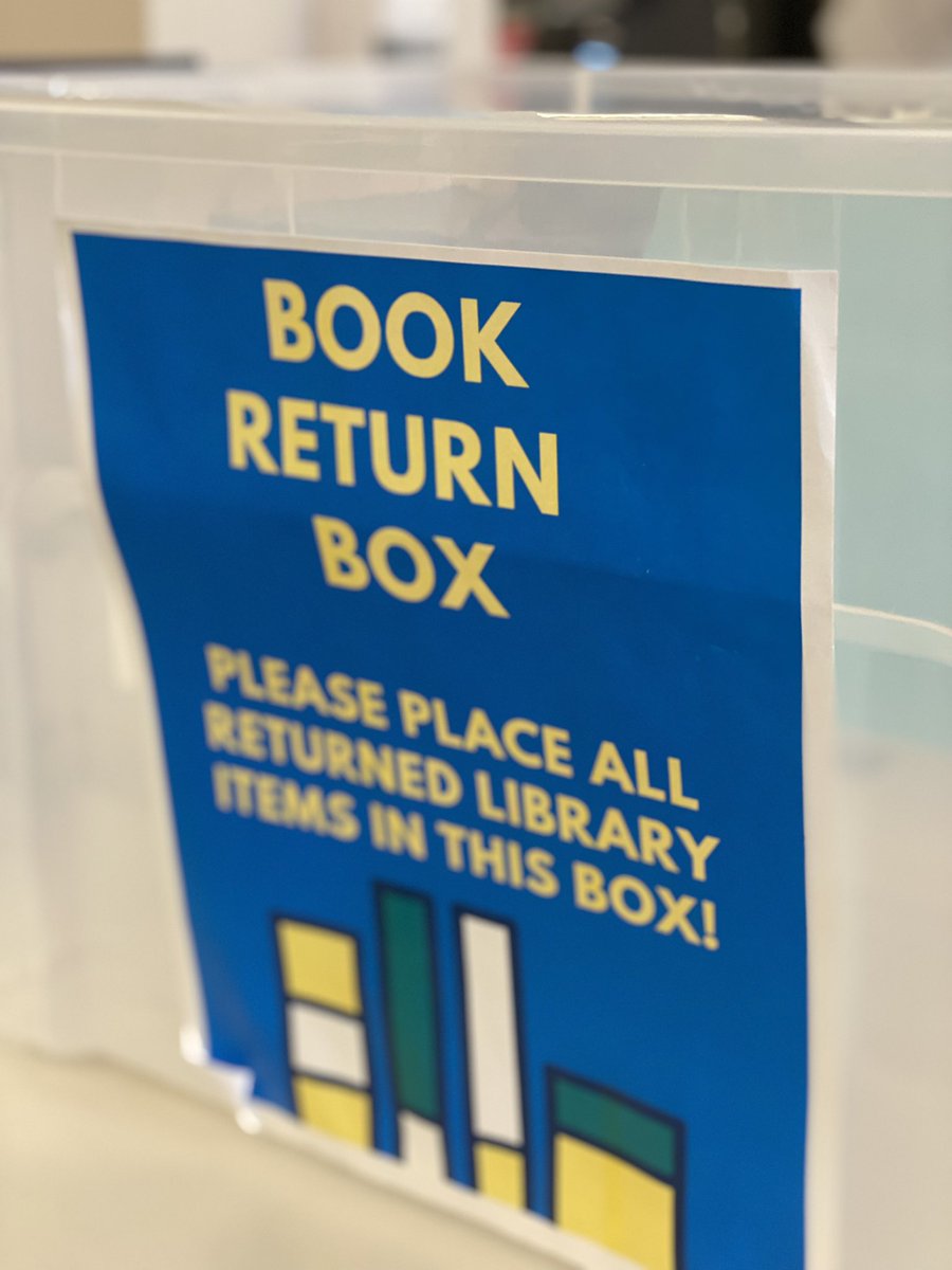 LibraryHFLHS's tweet photo. Don’t forget to return your library books! https://t.co/Mb9ivCm91X