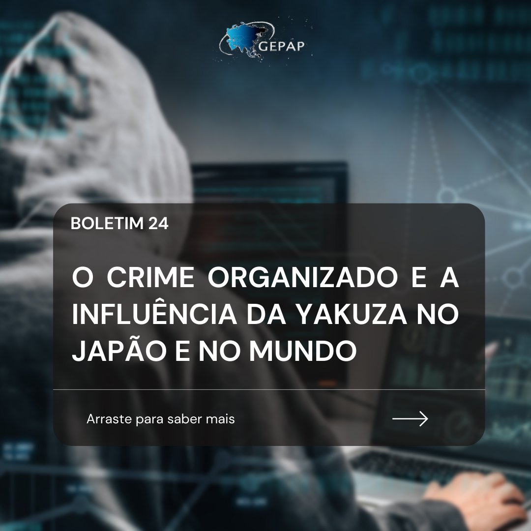 GepapUepb's tweet photo. E tem boletim novo no ar! 🎉

Nessa 24° edição do Boletim Gepap, Brenna Taíze e Maria Isabelly Ribeiro descrevem a relação entre globalização e a máfia japonesa Yakuza. 

O texto na íntegra você encontra no link abaixo ⤵️
https://t.co/SPcb2pQsD3 https://t.co/FEm4VvHvCX