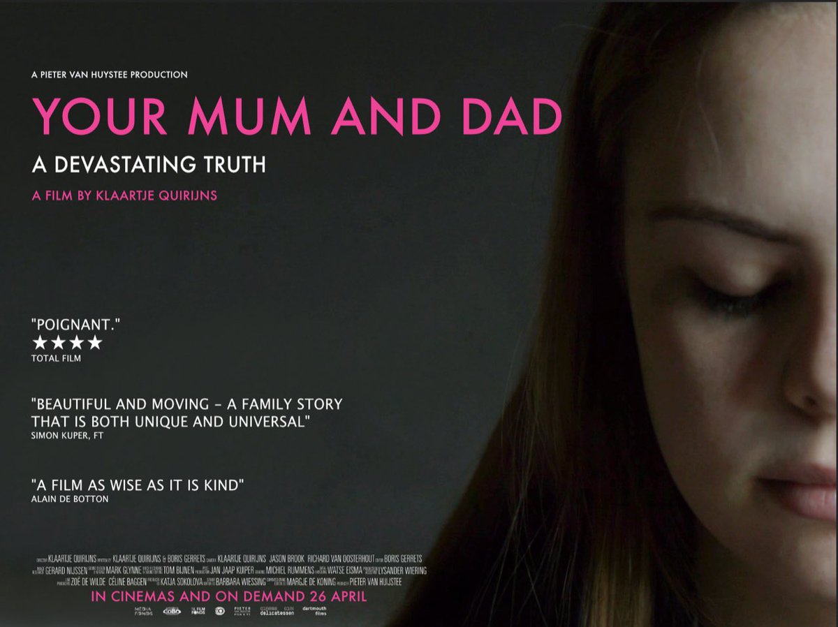 Filmmaker <a href="/KQuirijns/">Klaartje Quirijns</a> turns the camera on her own family grief in - ‘Your Mum and Dad: A Devastating Truth’ which airs tonight on BBC four and now streaming on Curzon Home Cinema homecinema.curzon.com/film/your-mum-…
Total Film ★★★★ “Poignant” The Daily Mail ★★★★
#Grief #family