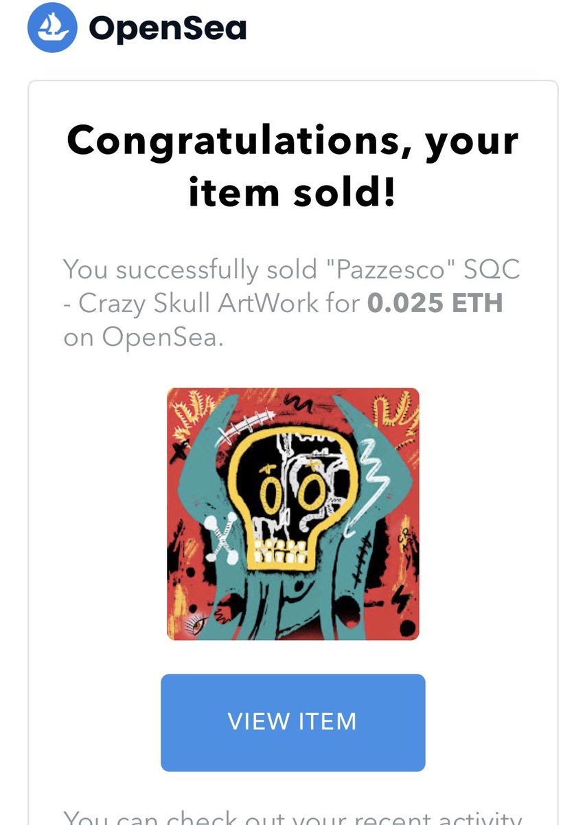 World_Skull_Art's tweet photo. SOLD!! 🤩 thank you so so much to the amazing collection! 

Check out Crazy Skull ArtWork collection on @opensea 

1/1 Skull Art
Floor: 0.02 ETH

#nft #NFTartwork #NFTCommuntiy #nftskull #skullart https://t.co/71xakgERZz