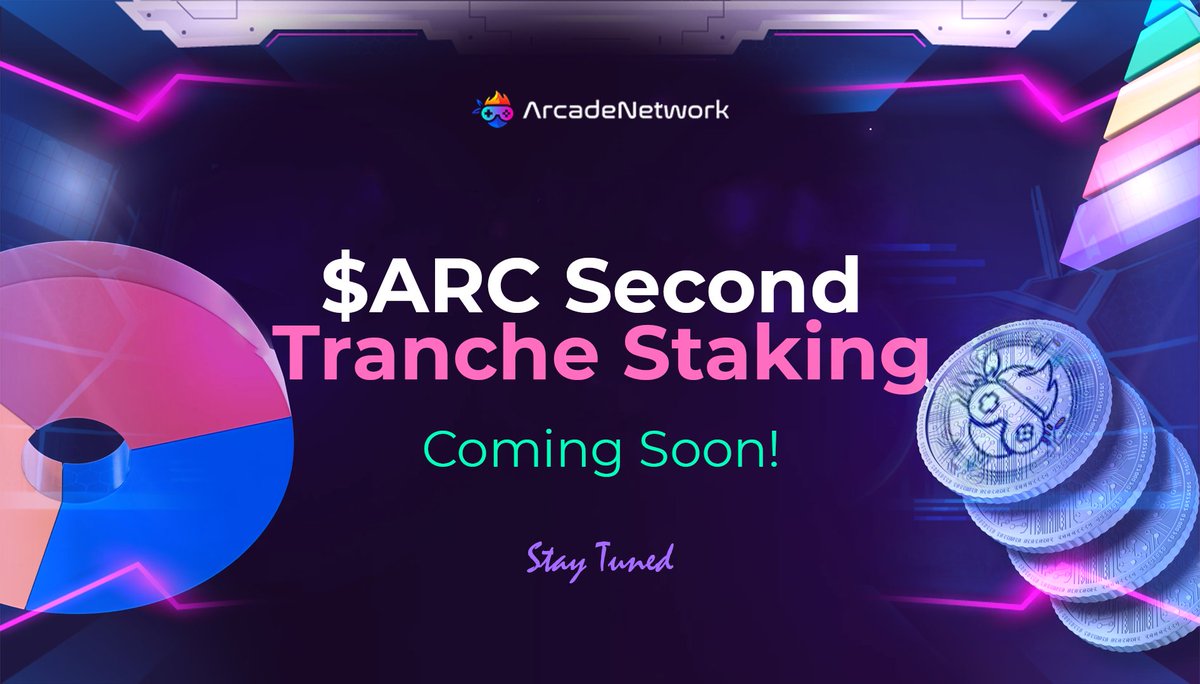 ArcadeNetwork_'s tweet photo. 🔥We heard you loud and clear, and the Second Tranche of Staking has arrived. 

We are excited to announce that the second tranche of the #ArcadeNetwork $ARC will be available soon!🚀

To the Mars 🤝

#meta #P2E #gaming #Arcadenetwork #Metaverse #staking #tranche #token https://t.co/3L7NwdVE3L