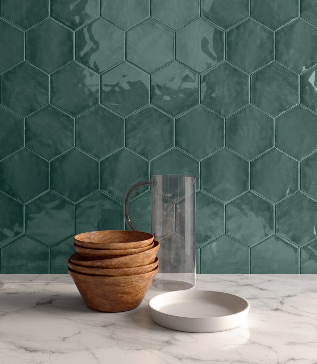 TilesDirect_USA's tweet photo. An artisanal dream 😍 The Teramoda collection from #TilesDirectUSA invites handcrafted, vibrant charm to #interiors featuring textured bodies &amp; a high-gloss finish. #InteriorDesign #TileTuesday https://t.co/ddaTBapvT1