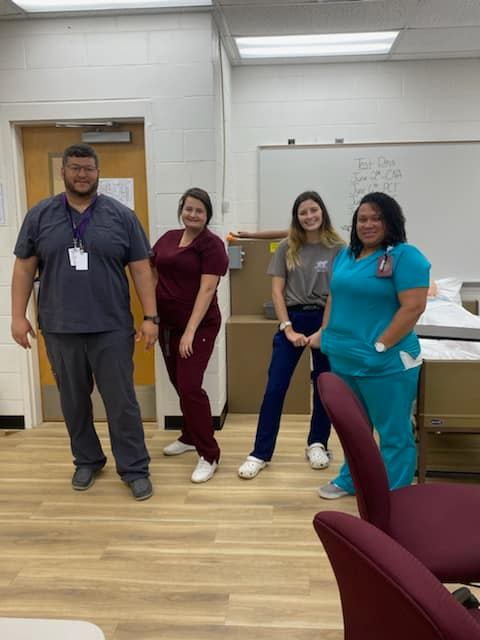 suwanneertc's tweet photo. RIVEROAK Practical Nursing collaborated with Patient Care Technician last week to assist PCT students in achieving their Dermal stick requirements.
#GrowYourFutureWithUs #GrowWithUs
#GetThereFL
#CTEWorks #PreparingaSkilledWorkforce #FLTechnicalColleges #FLTechColleges https://t.co/cqq2EknEib