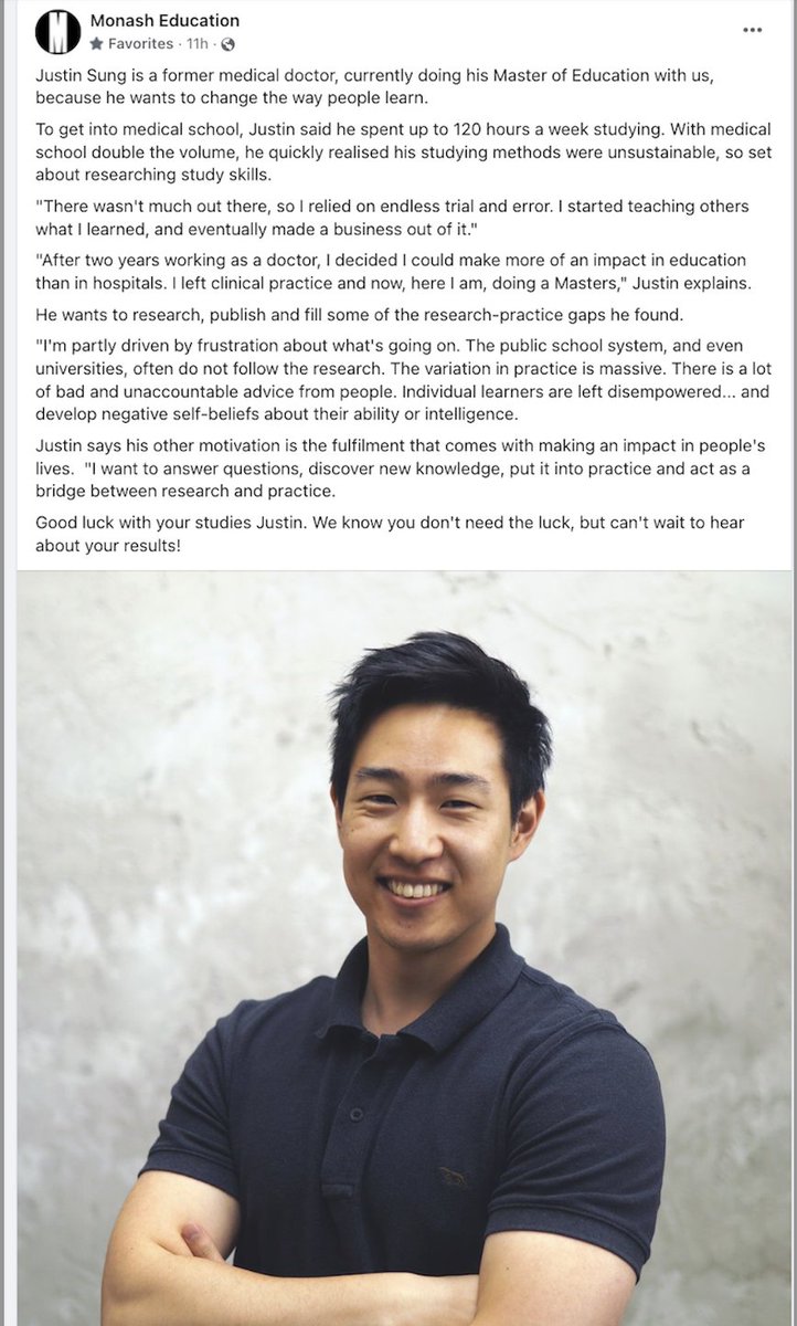 When my student is so popular, I feel grateful to be a teacher! Yes, it is  @DrJustinSung, a student in my #EDF5762 who has kept social media busy with  his writing about #