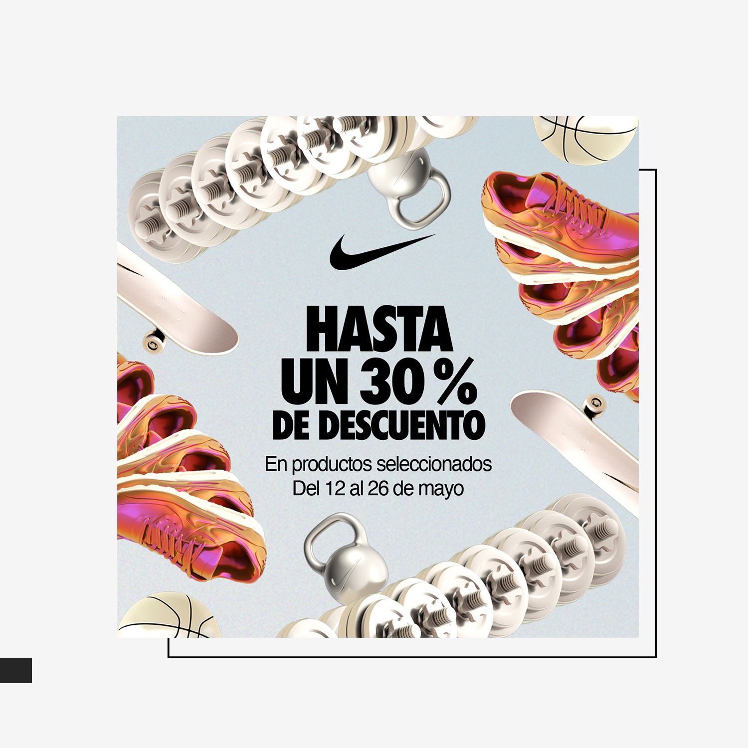 Descarte Hito Loza de barro La Noria Outlet on Twitter: "🔊Promoción especial de Nike Factory en La Noria  Outlet: hasta un 30% de descuento en productos seleccionados. *Válido del  12 al 26 de mayo de 2022 Más