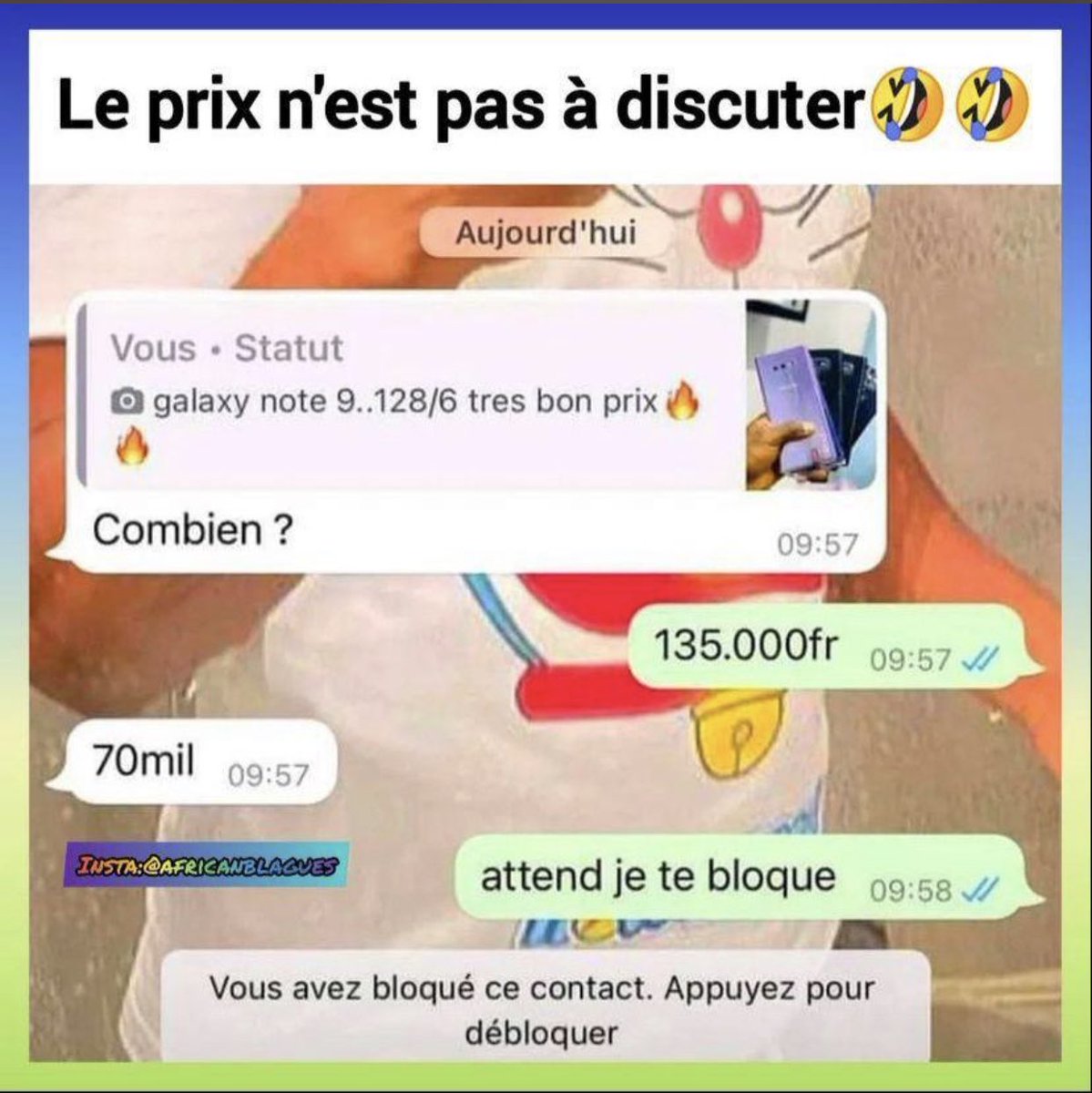 alexbass95's tweet photo. J’ai ri jusqu’à étouffer 😂😂😂😹😹😹😹😹😹😂😹😹😹😹😹🚼🚼🚼🚼🚼🚼🚼

C’est maintenant comme ça ??😂😹😹😹😹
@Tata_Passi @BandaFrantz https://t.co/hHLcSL73gh