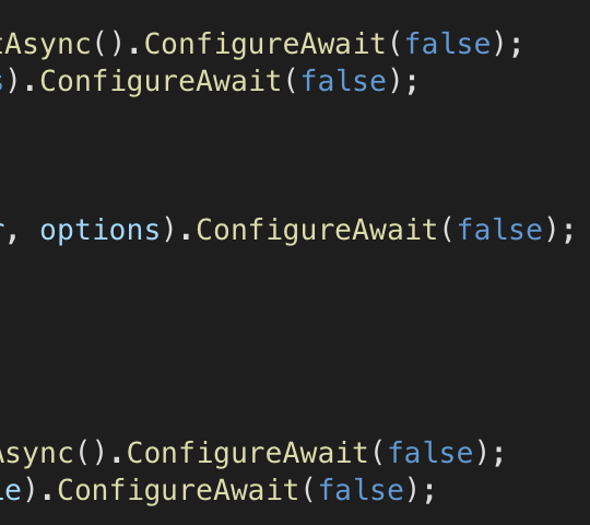 I don't get why the C# community accepts this