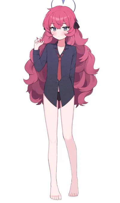 셔츠 이로하
#ブルアカ 
#블루아카
#棗イロハ 