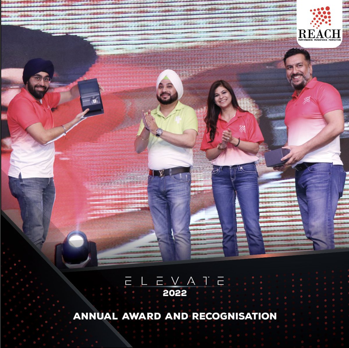 Reachprogroup's tweet photo. It gives us immense pride in saying to everyone how great you are as a leader. Your diligence and detailed approach to work has set a benchmark for the rest of us.

Kudos to Deepak Sethi, Nandini Taneja &amp; Ramandeep Mokha for receiving Special Recognitions at #ELEVATE2022! https://t.co/b7f4g58sAT