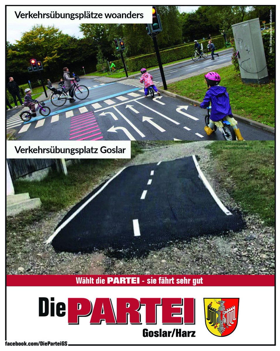 Die_PARTEI_Gs's tweet photo. Wählt die Partei Die PARTEI #Goslar - Sie verkehrt sehr gut!!!
https://t.co/nWgRM56tn3
#diepartei
#dieparteigs
#unserklüngelkannmehr
#goslar2022
#meingoslar
#harzmountains
#harz
#einharz https://t.co/Txv33YUogg