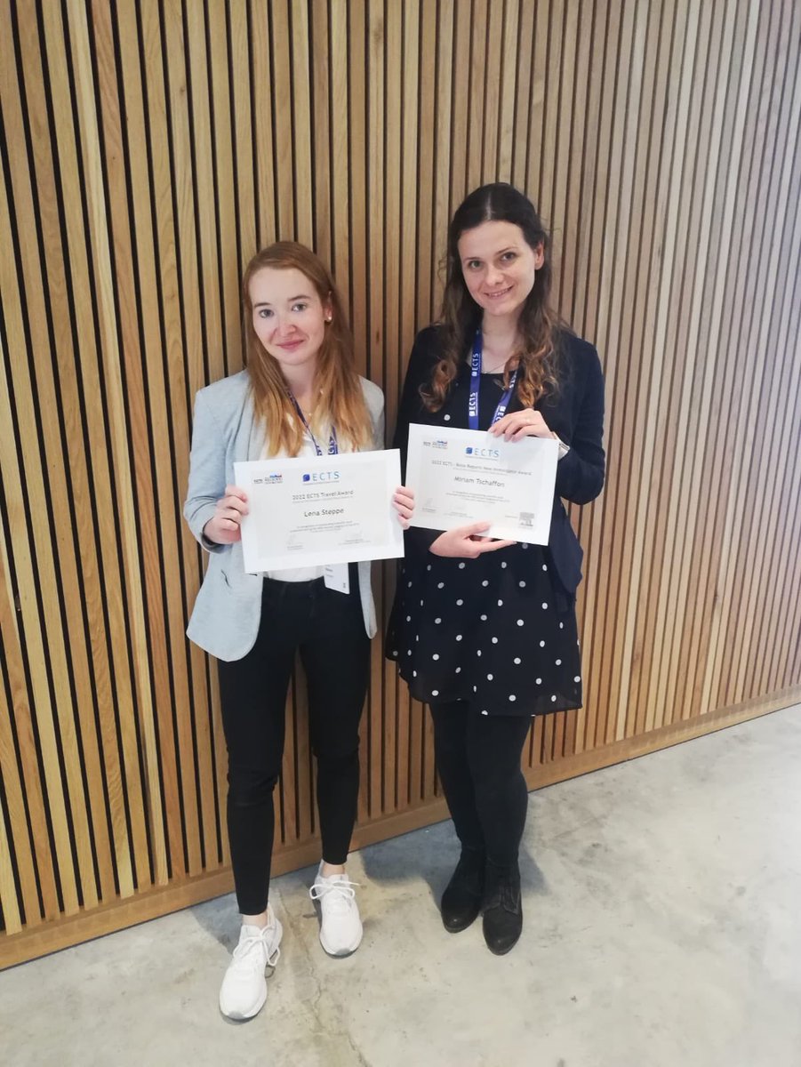 I am so proud of my two PhD students/postdocs @LenaSteppe and @MTschaffon for winning a Travel Award and a New Investigators Award at #ECTS2022!! The future is bright in #orthoresearch #boneresearch