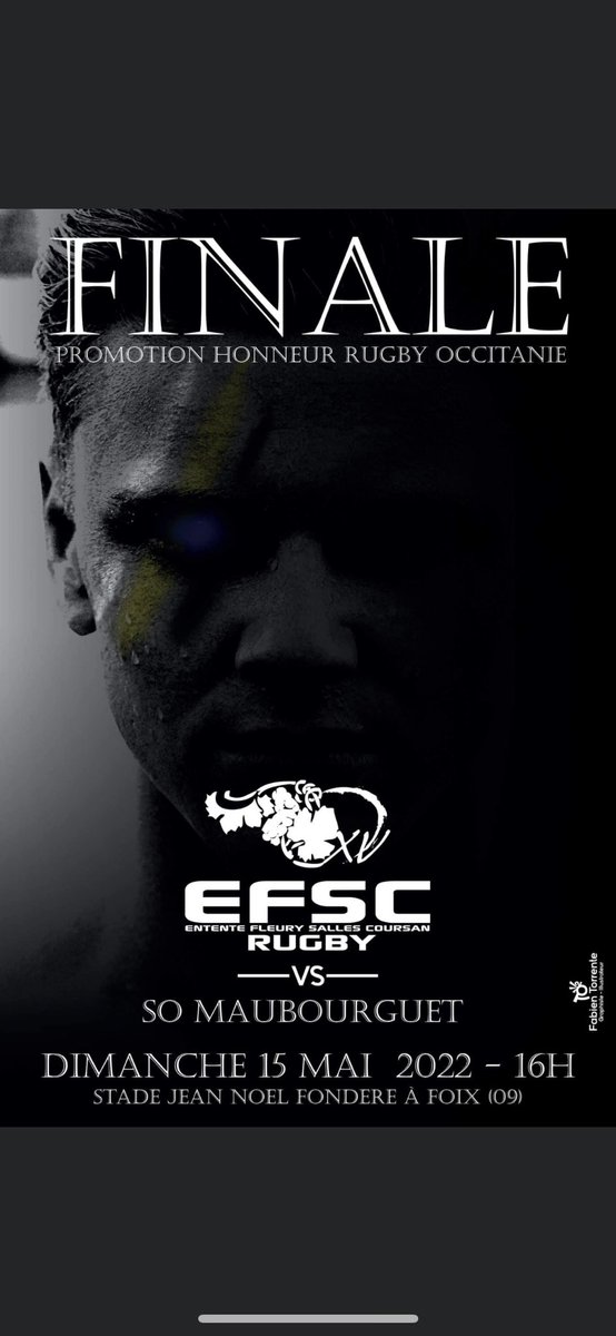 EFSCXV's tweet photo. FINALE ! Promotion Honneur https://t.co/CsbTlUjkdy