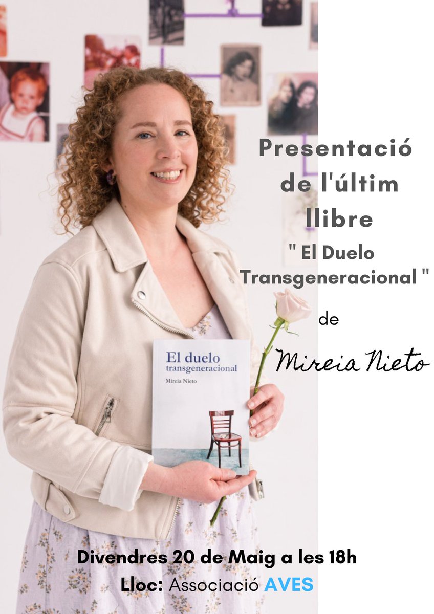tataranietos's tweet photo. Y el viernes 20 de mayo hago la presentación en AVES c. València 246, 2n 1a.
#genealogiaviva #duelo https://t.co/zQtrWHBVOW