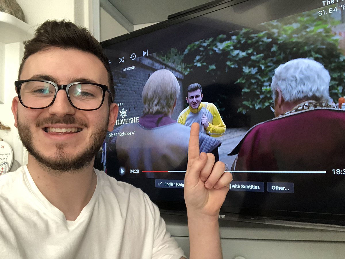 HOliverActor's tweet photo. The Pentaverate has been exposed!!! Literally a year since we started filming and it still doesn’t feel like it really happened. Here’s to many more experiences like this one! #ThePentaverate https://t.co/tvufQ6C4sg