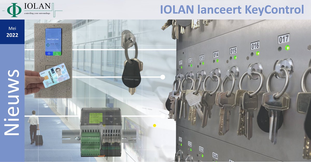#IOLAN lanceert een nieuw modulair sleutelbeheer concept: #KeyControl. Ontwikkeld met 30 jaar ervaring in sleutelbosbeheer met individueel vergrendelde sleutelposities en unieke detectie op basis van MIFARE DESFire technologie: iolan.com/nl/nieuws/kc #Keymanagement #Rijkspas
