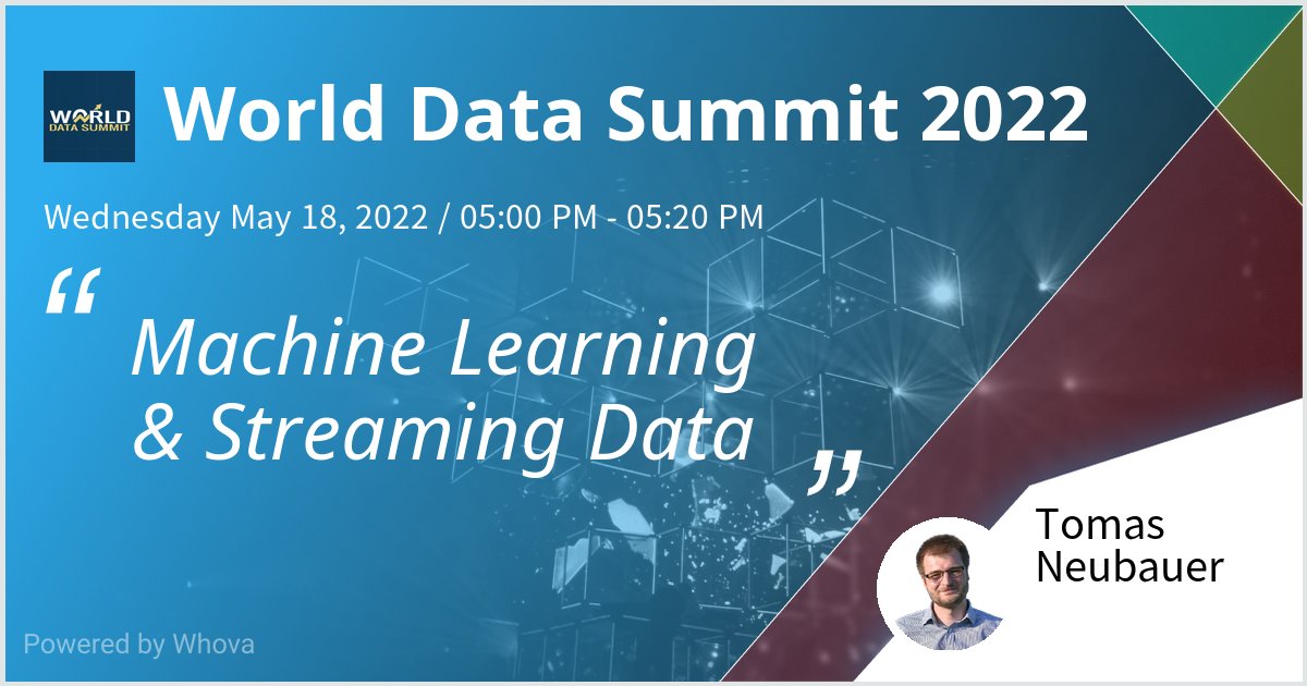 TomasNeubauer0's tweet photo. I am speaking at World Data Summit 2022. Please check out my talk if you're attending the event! #worlddatasummit - via #Whova event app https://t.co/32SBRT1c1U