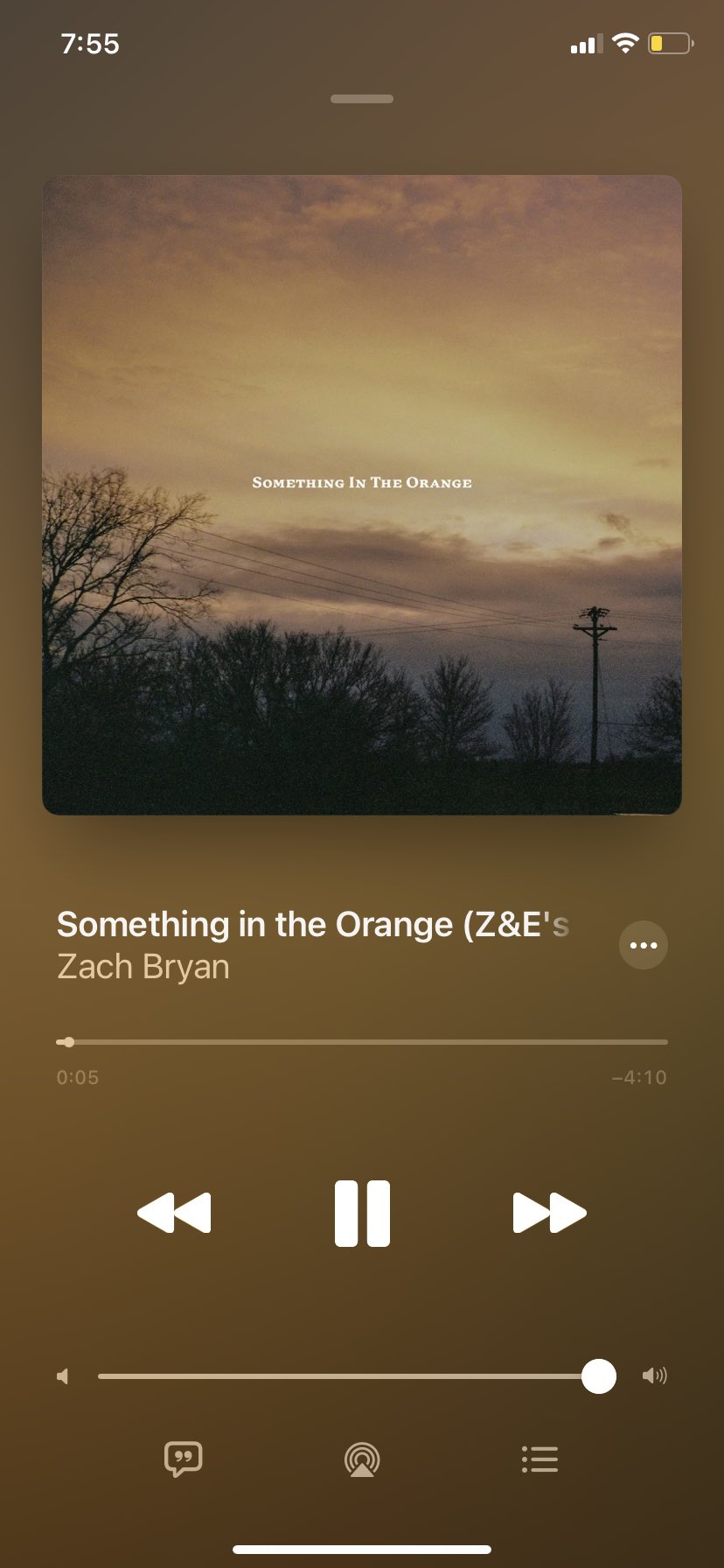 Zach Bryan  Something in the Orange ZEs Version Lyrics  Genius Lyrics