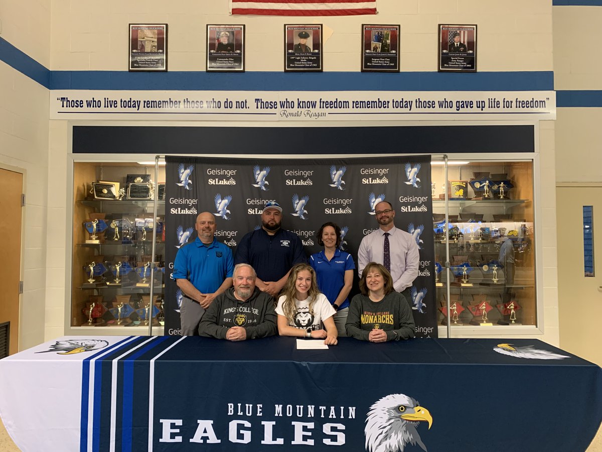 BMSDAthletics's tweet photo. Congratulations to Kade and Courtney on continuing their education and sports careers at Kings College. Best of luck and BM Proud!! https://t.co/ZcRbm1C7fg