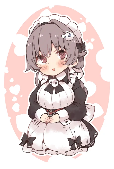 おメイド迅鯨さん!アクキーにして神戸かわさきに持っていきたいとおもいます! 