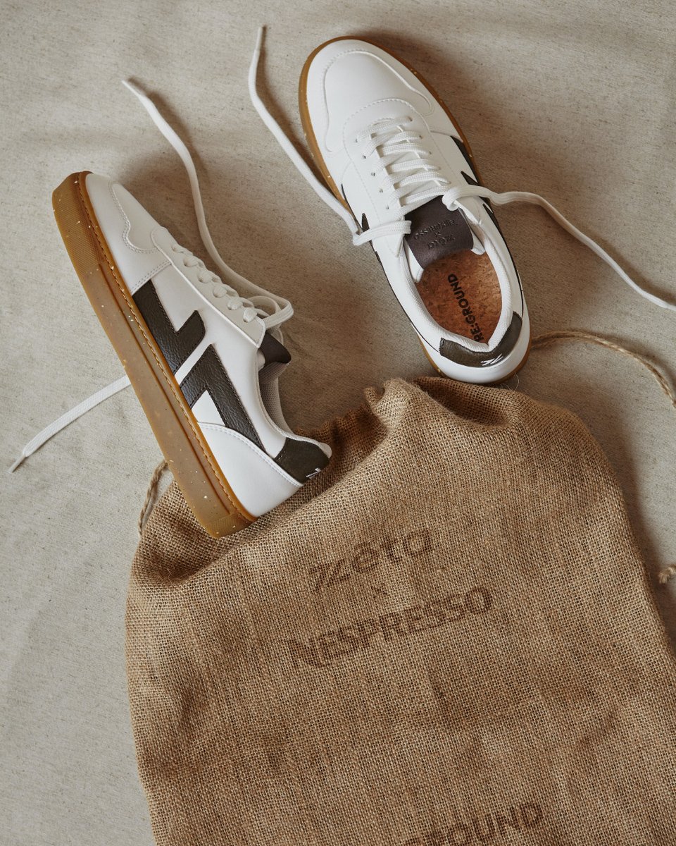 🌱 Un nouveau pas vers l’économie circulaire​
Nous sommes heureux de vous annoncer le lancement de RE:GROUND : une collection capsule de baskets éco-conçues en collaboration avec la marque Zeta à partir de… marc de café !
​Disponible ici : zeta-shoes.com/collections/re…