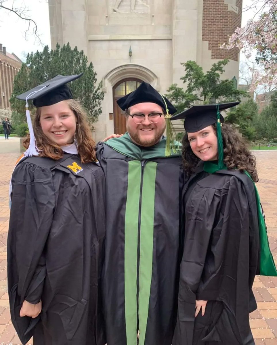 In the spirit of the season, congrats to my mom for graduating with her PharmD/MBA, &amp; my cousins for graduating with their MS in clinical health, MD, &amp; MS in epidemiology (from left to right). So many things to celebrate!