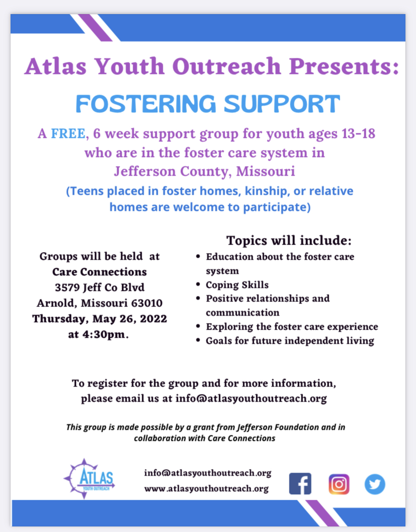 CounselorWHS's tweet photo. See attached flyers for summer groups at Atlas Youth Outreach! https://t.co/BBAk1qDXCP