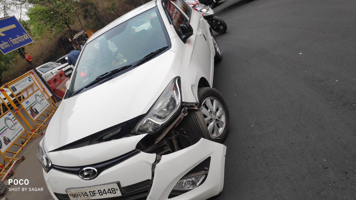 sagarsubhedar's tweet photo. This is what your team bus did to me right now in Pune. Please help me. I don't want to take legal/police course.
I'll be at the match today. You can check with the team bus driver
@gujarat_titans @IPL @traffic_pune @PuneCityPolice https://t.co/OSFcOedFGg