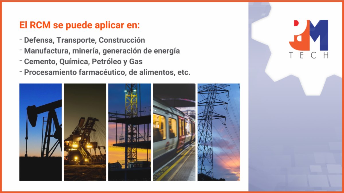 PdMTechUSA's tweet photo. Qué industrias son adecuadas para RCM?  | #cursos #reliabilitysoftware #reliability #maintenance #mantenimiento #confiabilidad #predictivo https://t.co/PeEyzbRDHV