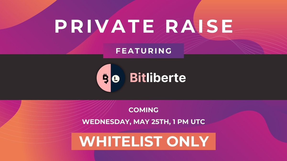 Polygen_io's tweet photo. Meet, @bitLiberte, the revolutionary new way to trade and invest in fashion, aka FashionFi. 🛍️

On Wednesday, May 25th, at 1 PM UTC, we will be hosting a Private Raise only accessible to selected members🙌

Read more about it here 👇https://t.co/lAKtiNENh4 https://t.co/l7iBgliQXN