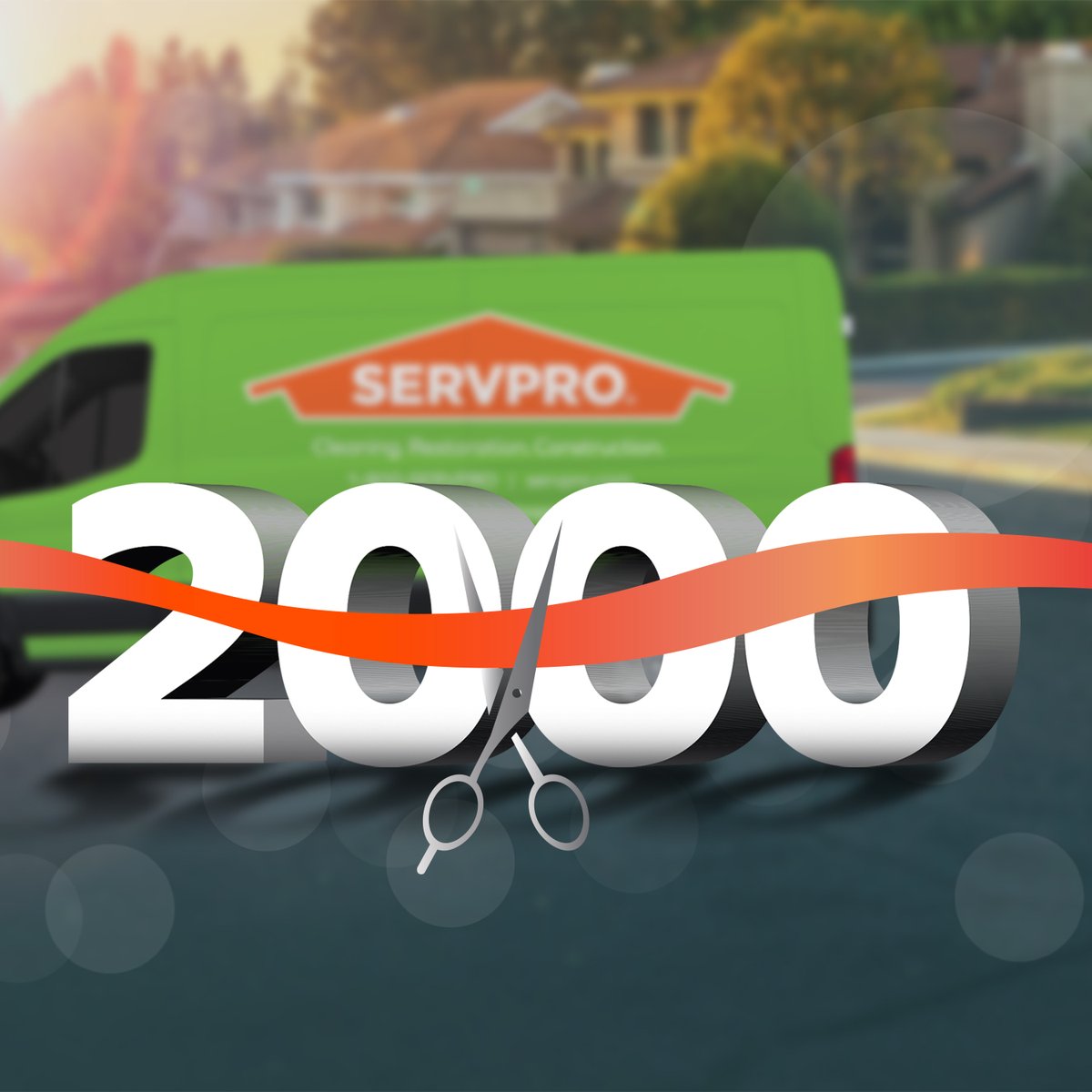Some personal news.

SERVPRO recently celebrated a major milestone adding its  2000th franchise. It's taken 53 years to build the franchise system and we're thrilled to have taken part in it.