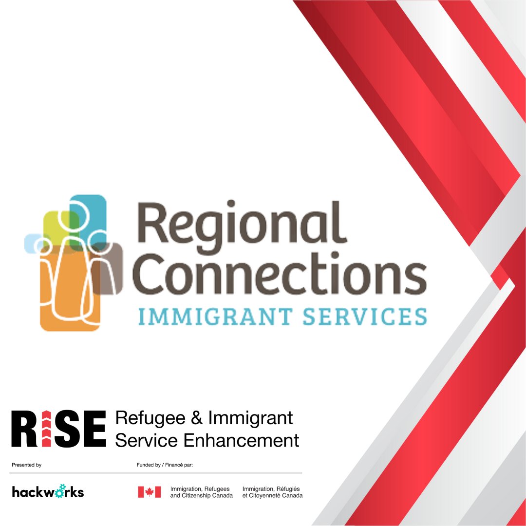 Last but not least, we will be having the Regional Connections Immigrant Services participating in our RISE program! Regional Connections provides settlement services, language and literacy classes, employment services, and community integration events to help newcomers.