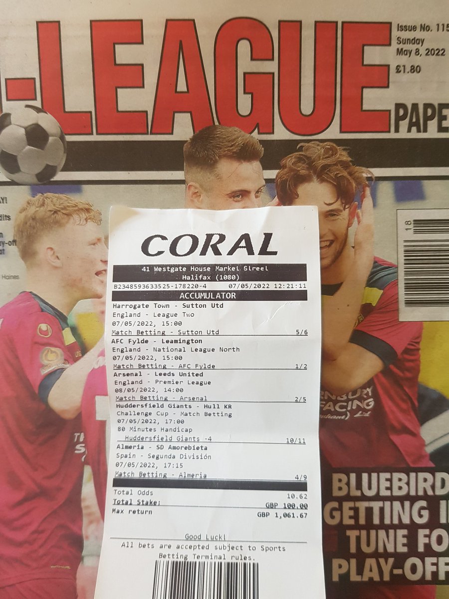 KevinFi93913646's tweet photo. You're only as good as your last bet #TheProf #TopTipster #Ruthless #NeverInDoubt #ChallengeCupFinal https://t.co/Etq3JLByY7