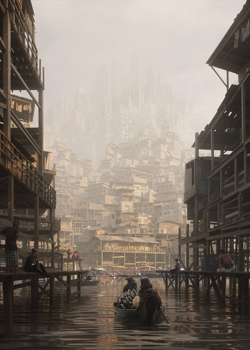 Architizer's tweet photo. A massive congratulations to Arnaud Imobersteg, whose rendering "Shanty Stack" took home top prize in Architizer's 2022 #OneRenderingChallenge in the non-student category 👏👏👏 Read more about the process and concept behind the winning image here: https://t.co/BQorXE0M04 https://t.co/PQtcy1tvr0