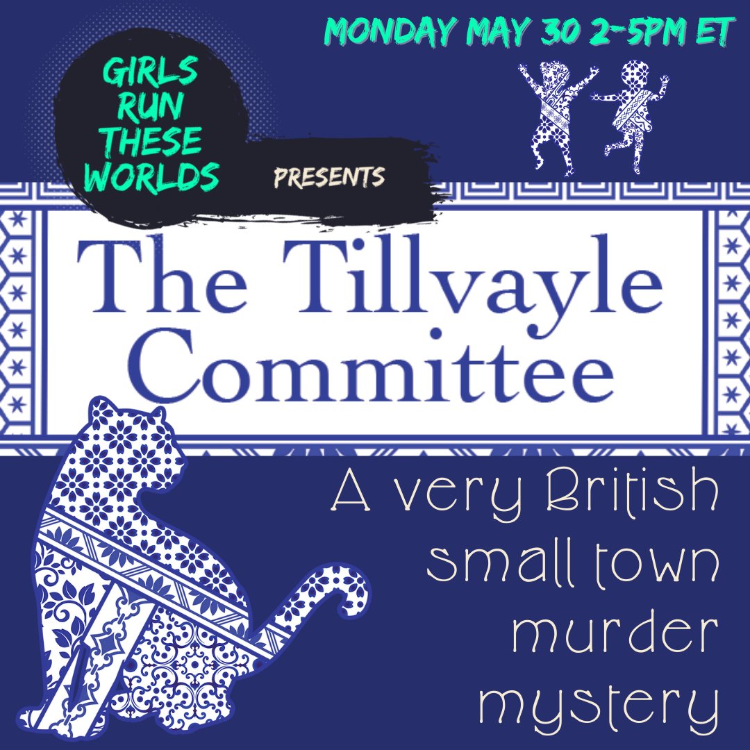 GirlsRunWorlds's tweet photo. Our next oneshot is CASTING NOW! Join UK DM @yvrisdms in this bespoke British small town murder mystery module for #DND 5e!
https://t.co/bcSYdF9Cak #TTRPG #WomenRun #UKPlays https://t.co/ye9HL8sqMb