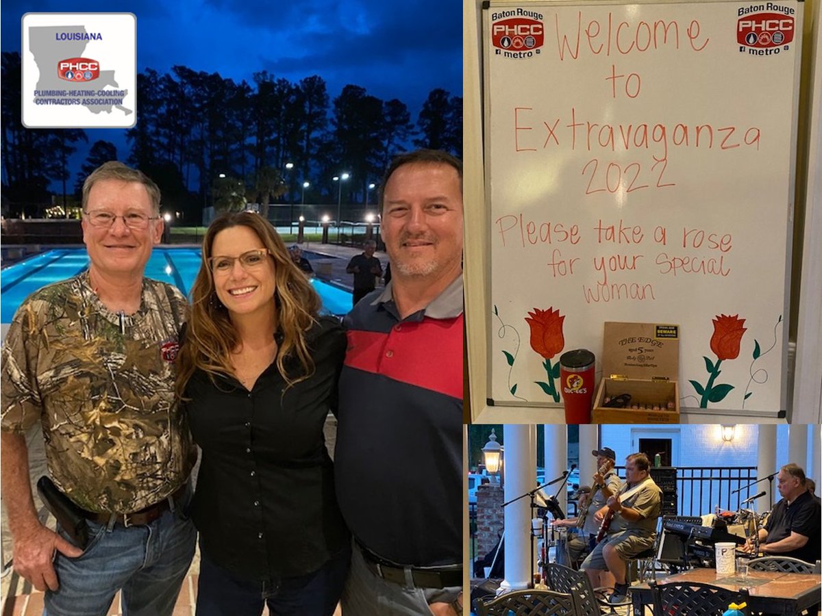 A great time was had by all at the PHCC - Baton Rouge Crawfish Boil! Pictured below is HMC's Michelle Roche and Bruce Case enjoying the event with Jimmy Lockwood from B&amp;D Plumbing.

#phcc #hmc #louisianagroup