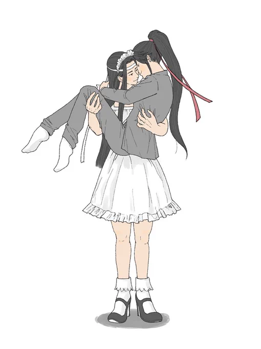 今日はメイドでお出迎えする団地妻の藍忘機

#魔道祖師 #MDZS #メイドの日 
https://t.co/B4xhNW4NwL 