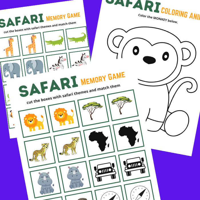 PowerMothering's tweet photo. Free Printable Safari Memory Game + Color Pages - https://t.co/yKP4ek68mS https://t.co/fYnSEqrYte