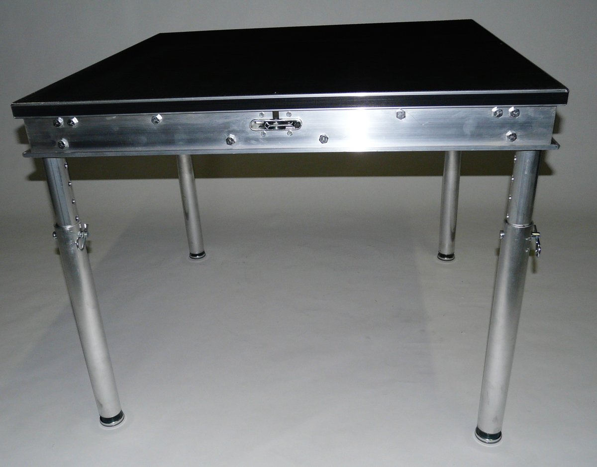QuikStageMN's tweet photo. Quik Stage adjustable height portable stage legs are used on all of the portable stage decks that we manufacture. High quality, easy to use and install. Standard aluminum mill finish. 

#portablestaging #quikstage #elevateyourevent #highqualitystages #bestportablestages https://t.co/sjoFplwIqA