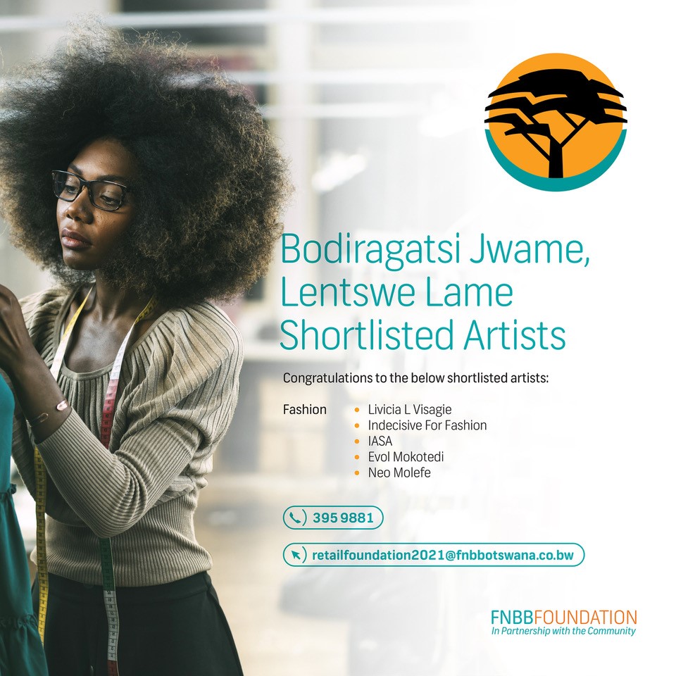 FNB_Botswana's tweet photo. Congratulations to all the shortlisted artists from the Bodiragatsi Jwame, Lentswe Lame initiative!
#FNBBFoundation #30YearsofPositiveChange #FNBLove #FNBB Bank of #TheChangeables https://t.co/C74gTyXsqw