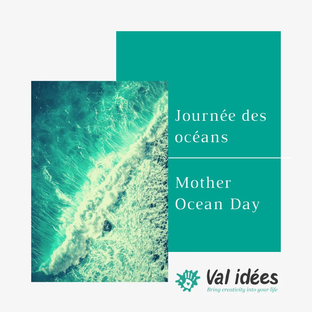 val_idees's tweet photo. Que penses-tu faire aujourd'hui pour honorer et respecter les océans ? 
What do you think of doing today to honor and respect the oceans? https://t.co/cNnMMCDxUX
