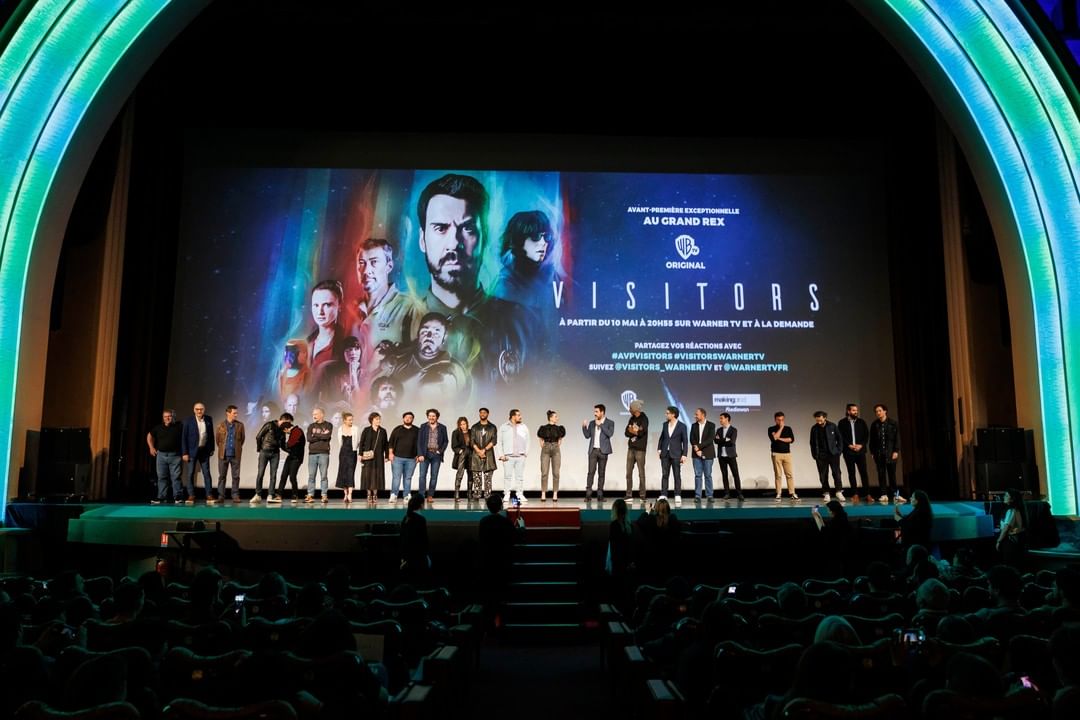 BarnabyWass's tweet photo. Our team @AGMfactory handled the #postproduction process of the much-anticipated series 'Visitors', and we are delighted to say that it has been released today!

Nicolas Baudens from the team was at the #premiere of the series last week. Félicitations!

@TransPerfect #MediaNEXT https://t.co/o5fSgKZcIC
