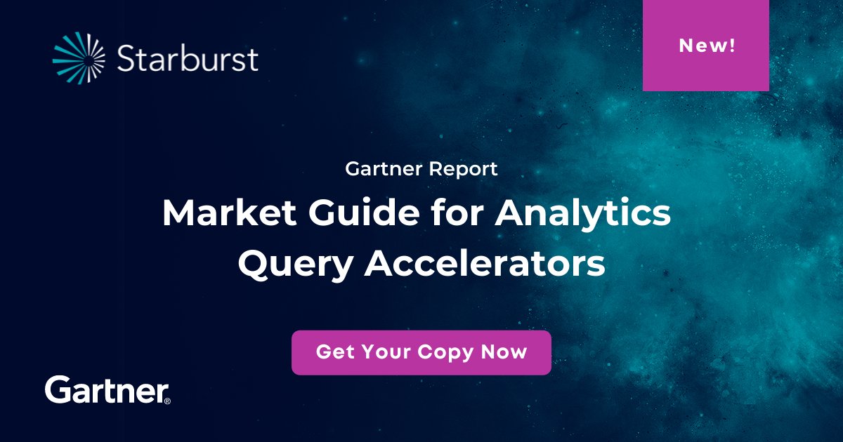starburstdata's tweet image. We’re happy to report that Starburst has been identified as a Representative Vendor in the 2022 @Gartner_inc Market Guide for Analytics Query Accelerators! #queryengine

Get your complimentary copy now: bit.ly/3yntcsF