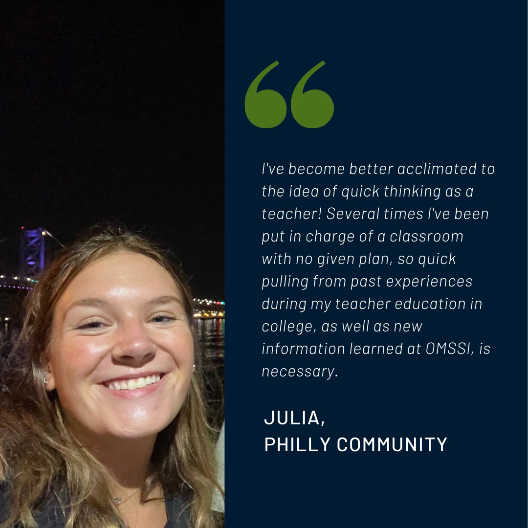 Featured Vol: Julia!
Julia has enjoyed going to a Phillies game, praying consistently as a community, and has learned that while some things may be difficult, the beautiful outcome will always outweigh the hardships.