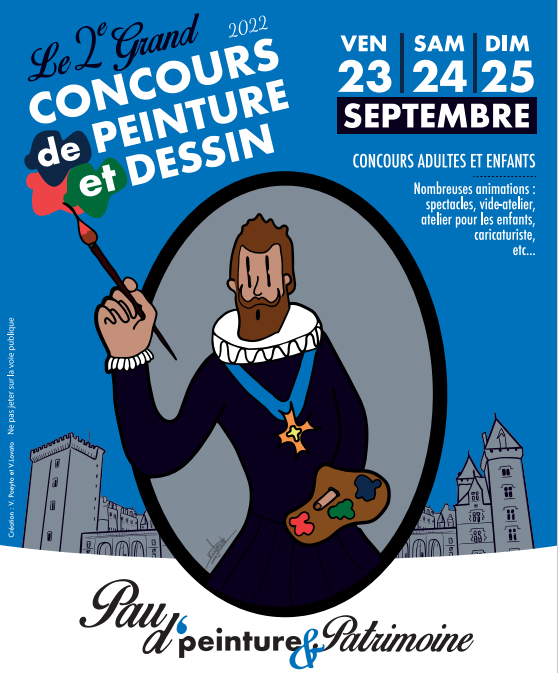 #Culture : la 2ème édition du concours de peinture et de dessin se déroulera du 23 au 25 septembre 2022. 

En attendant artistes amateurs ou professionnels INSCRIVEZ-VOUS ➡ bit.ly/3N2Uadg